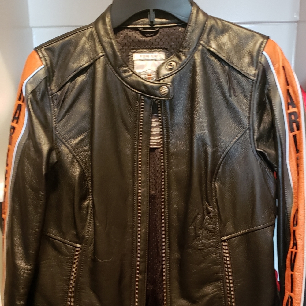 Harley Davidson Leather Biker Jacket